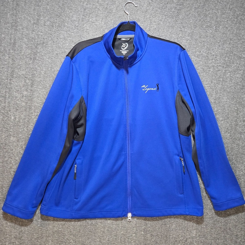 Zero Restriction Tour Series Golf Women Full Zip Size XL Pockets Logo Stretch